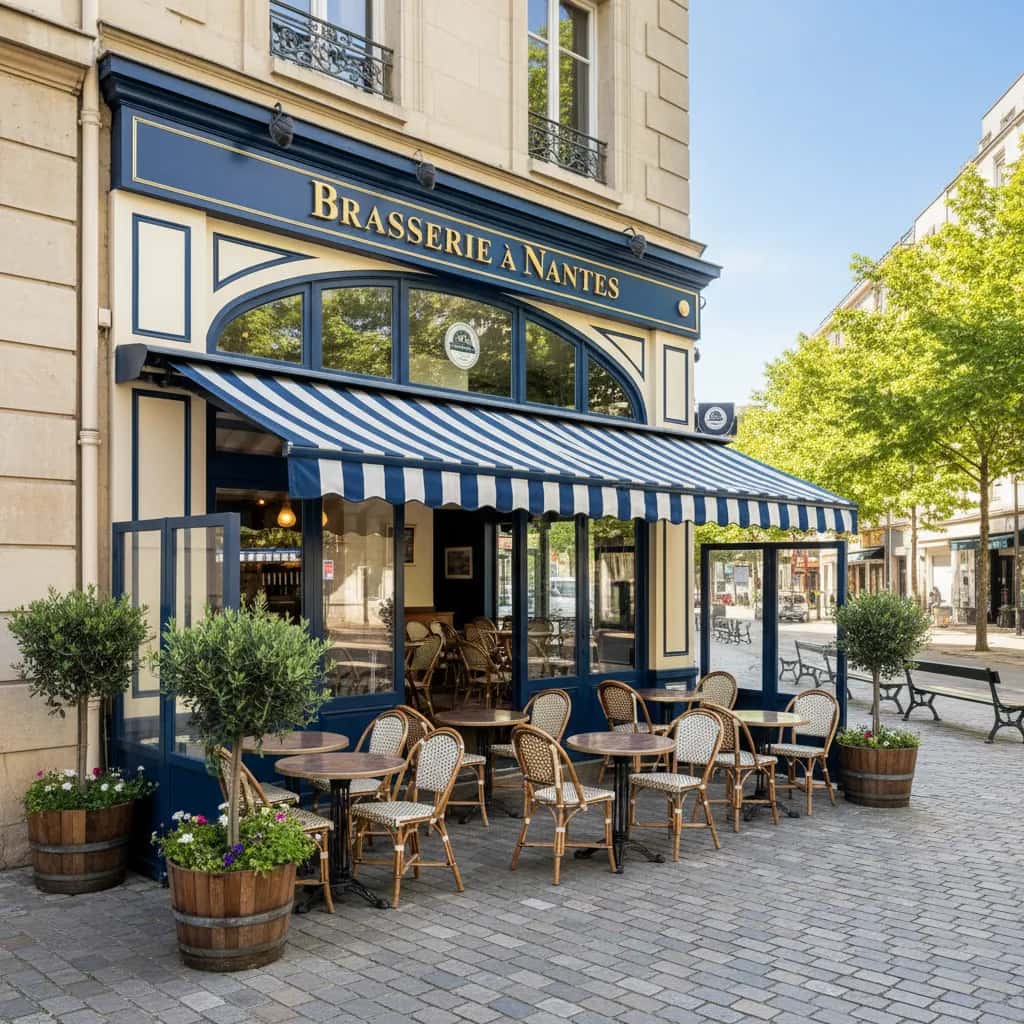 Bar-brasserie à Nantes : terrasse - licence IV