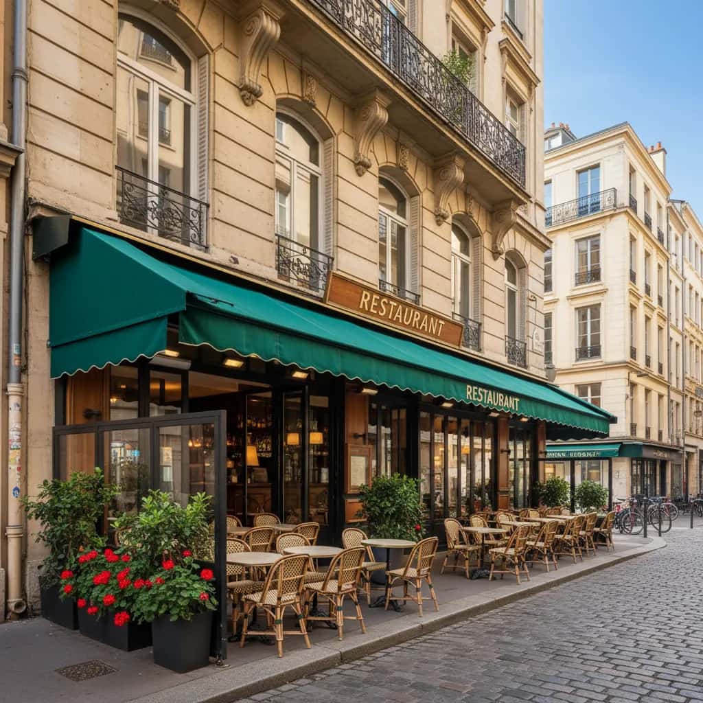 Restaurant 290m² à Lyon : terrasse - licence IV