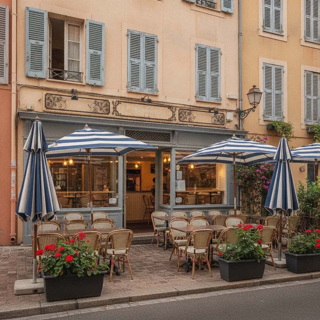Snack 110m² à Nice : terrasse - licence IV