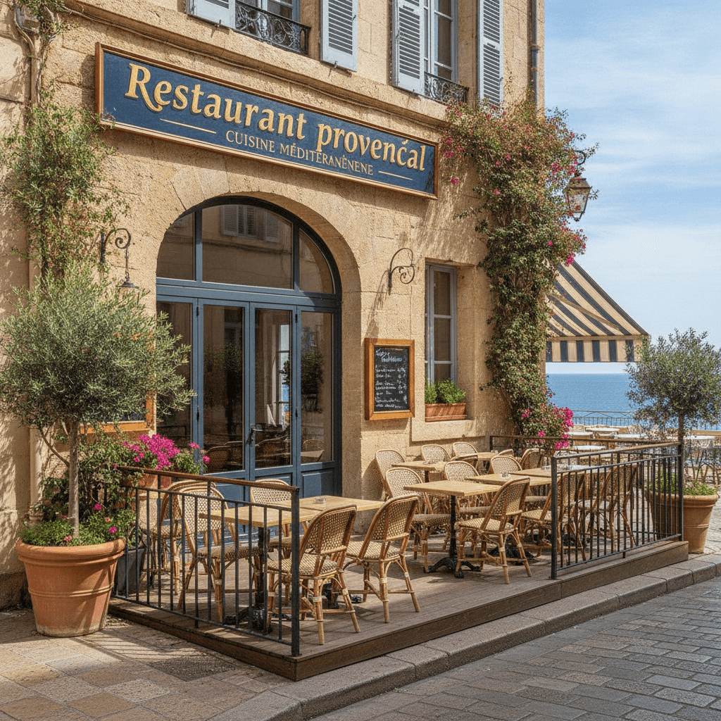 Restaurant 50m² à Marseille : terrasse