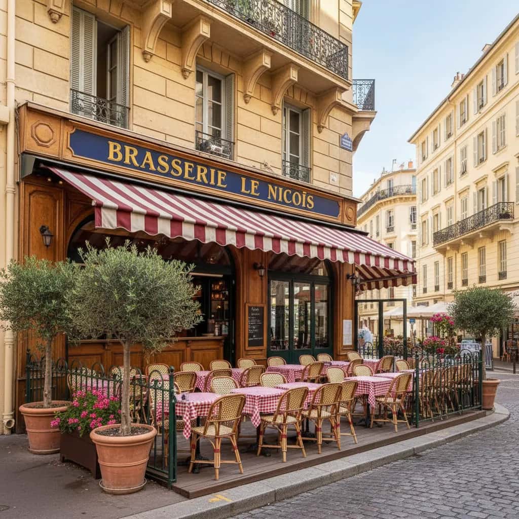 Bar-brasserie 71m² à Nice : terrasse - licence IV
