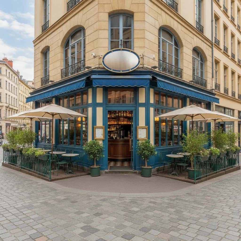 Bar-brasserie 80m² à Lyon : terrasse - licence IV
