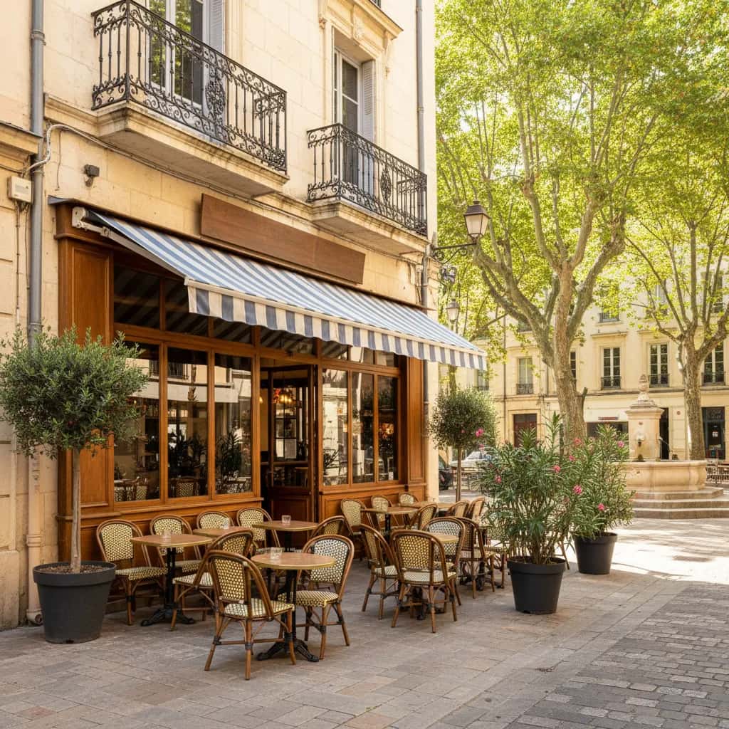 Bar-brasserie à Montpellier : terrasse - licence IV