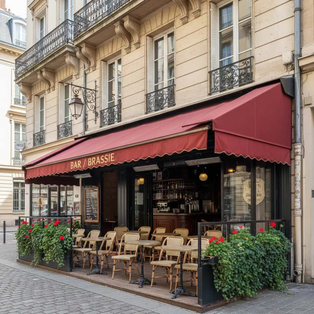 Bar-brasserie 80m² à Lyon : terrasse - licence IV