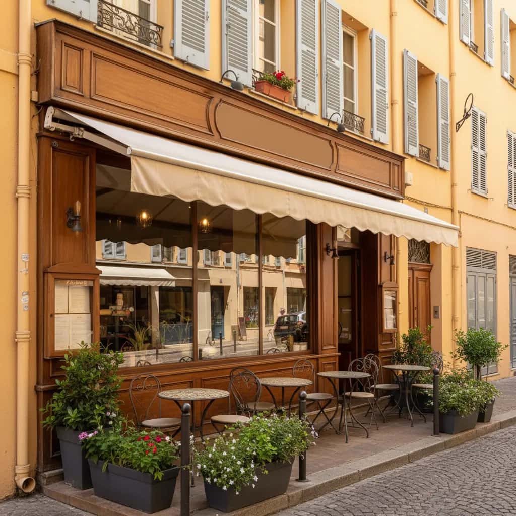 Restaurant 69m² à Nice : terrasse - licence IV