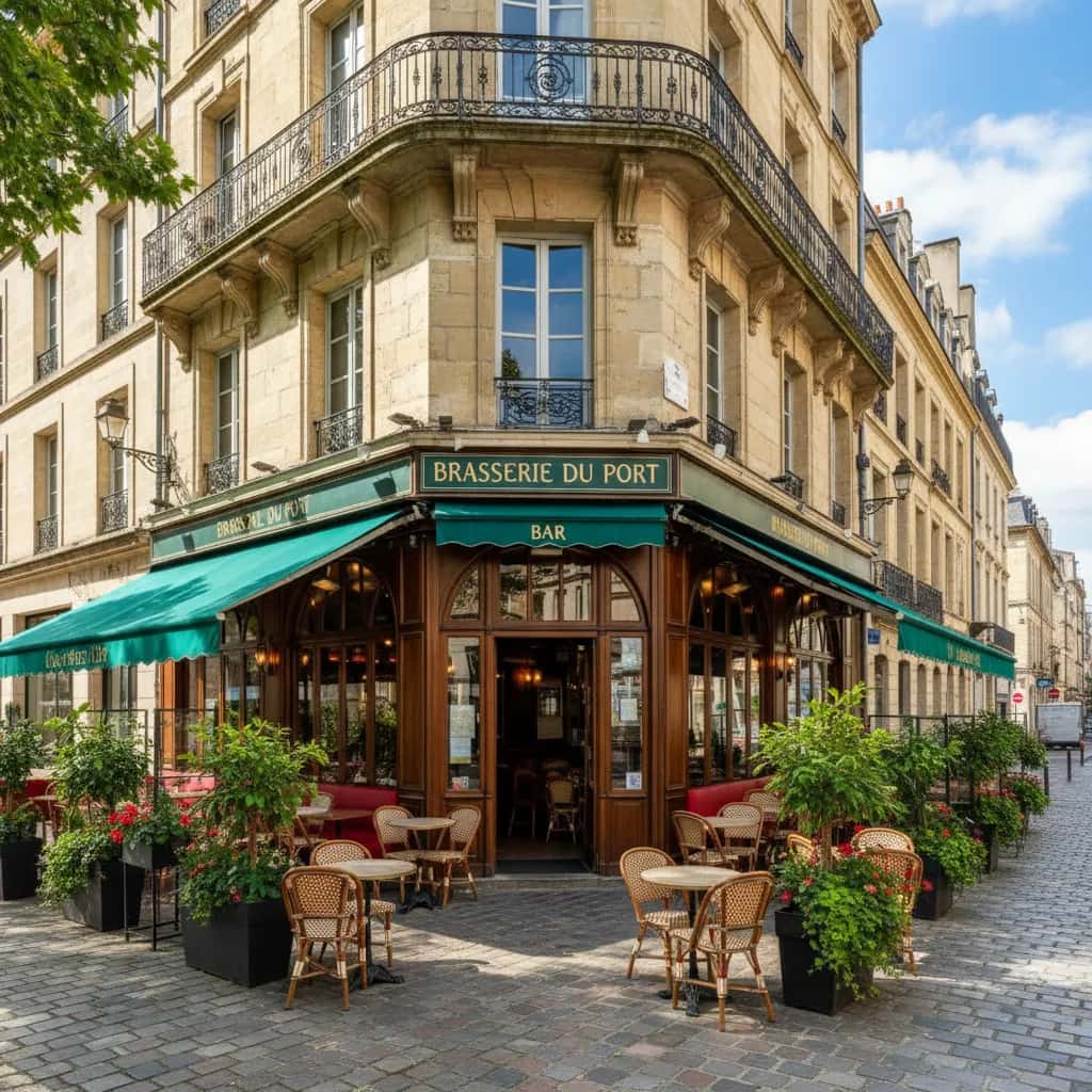 Bar-brasserie 350m² à Bordeaux : terrasse - licence IV