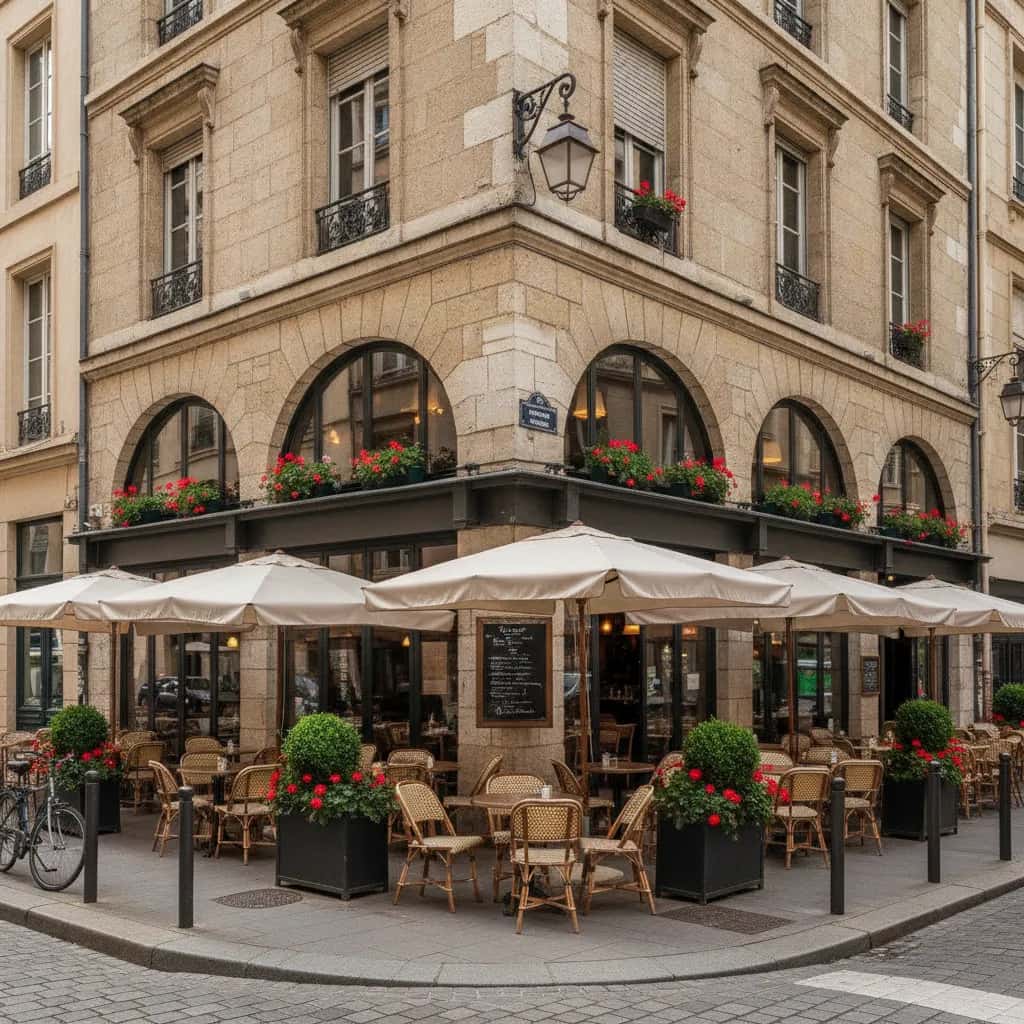 Restaurant 240m² à Lyon : terrasse - licence IV