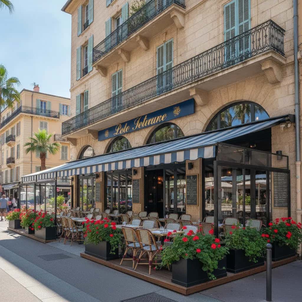 Restaurant 190m² à Nice : terrasse - licence IV