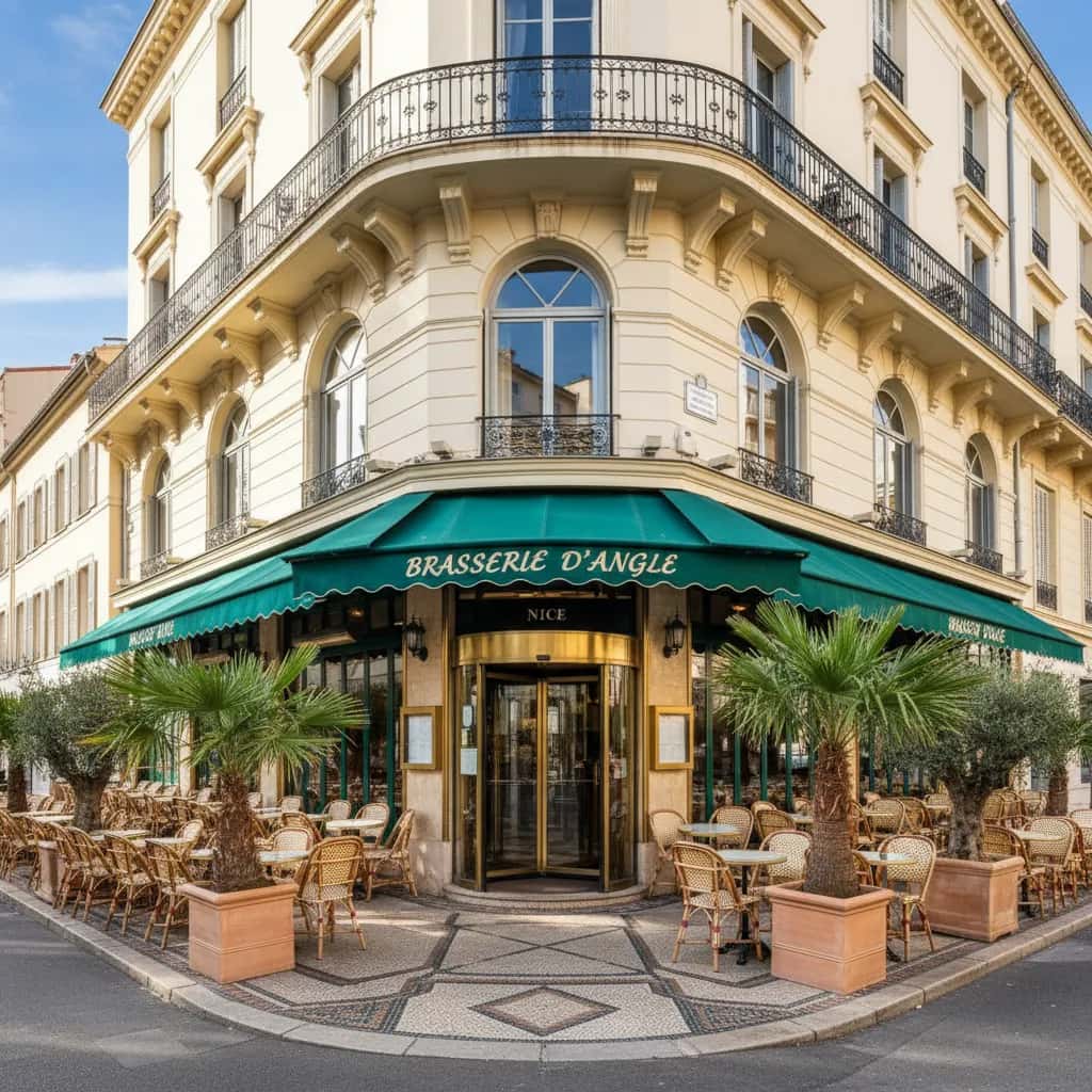 Bar-brasserie à Nice : terrasse - licence IV