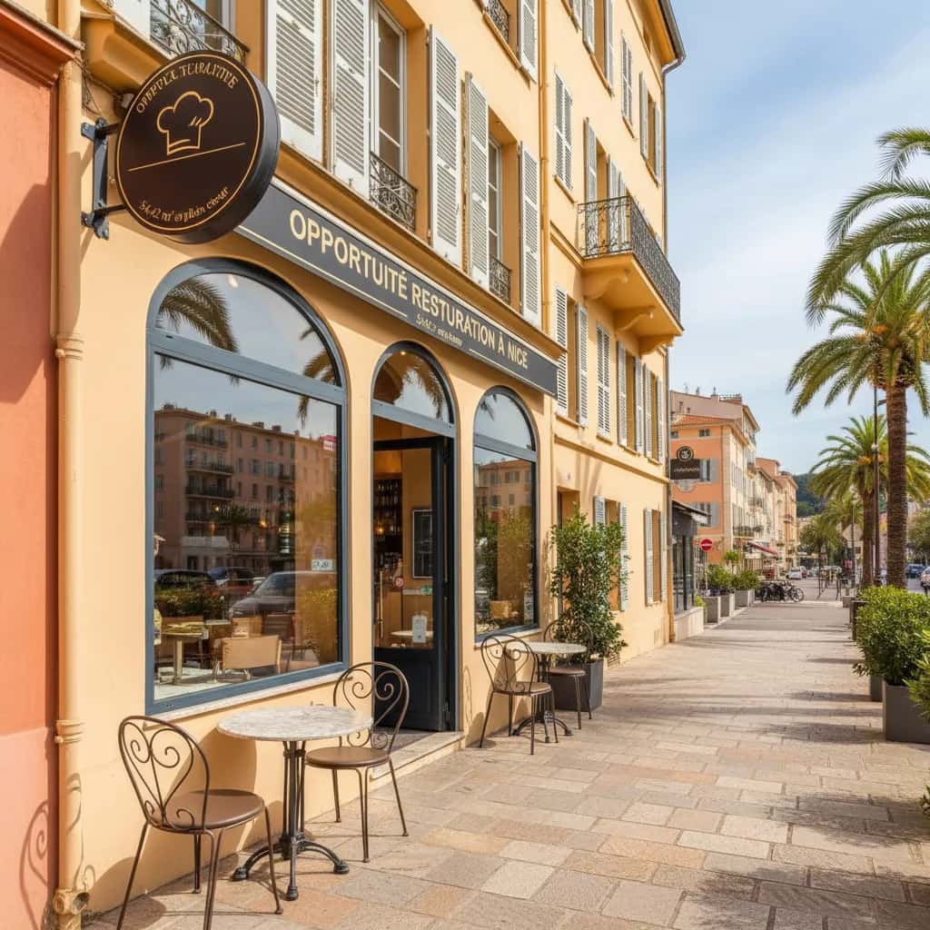 Restaurant 54m² à Nice : extraction