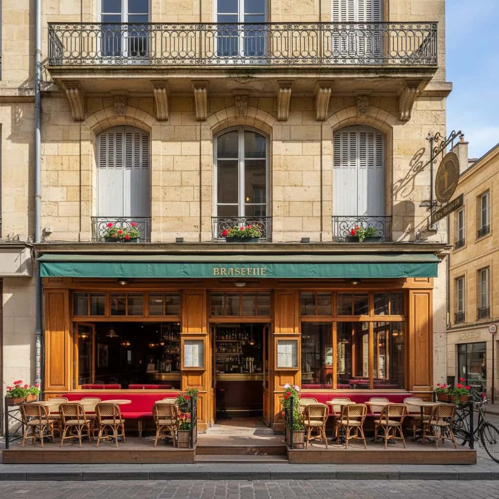 Bar-brasserie 207m² à Bordeaux : terrasse - licence IV