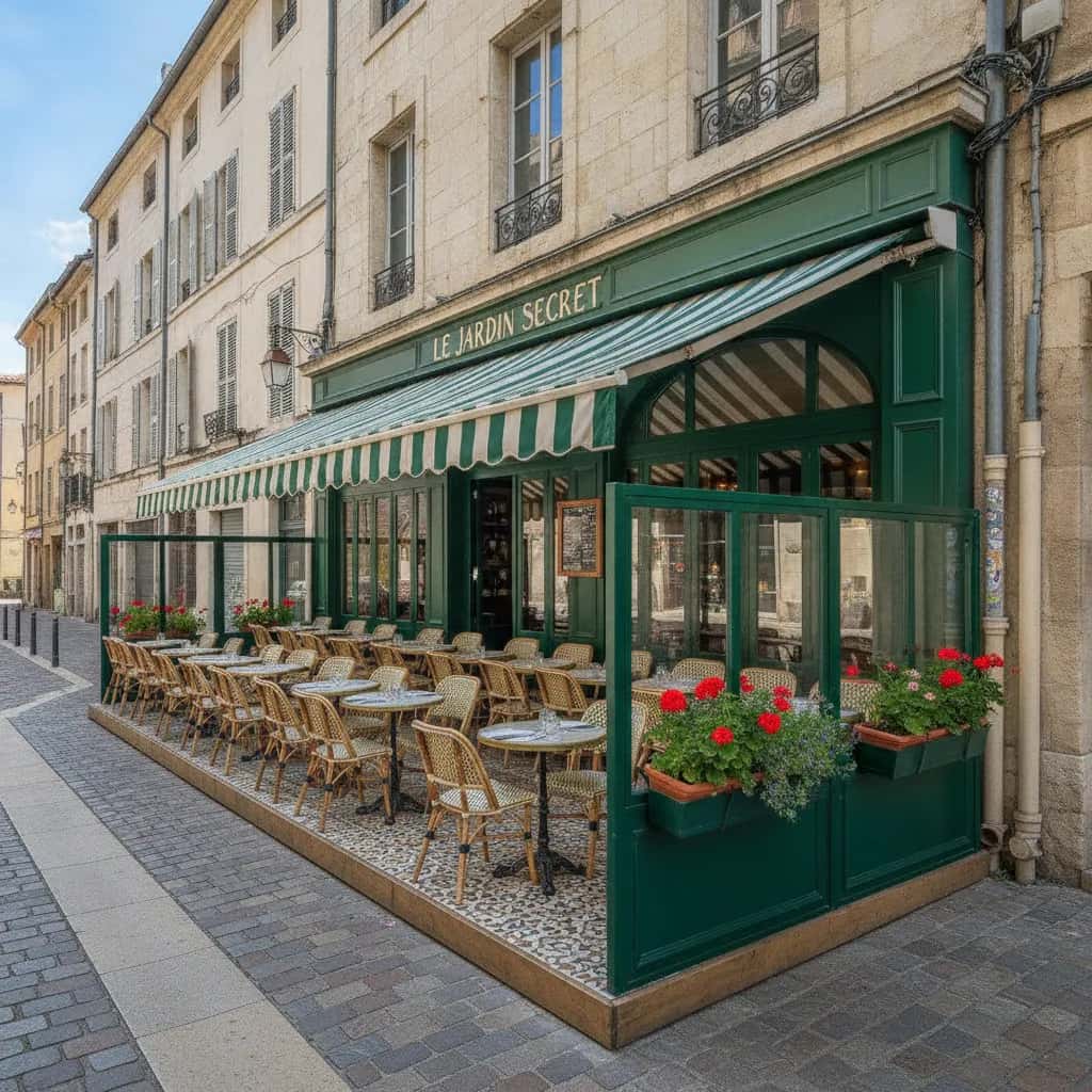 Restaurant 490m² à Montpellier : terrasse - licence IV