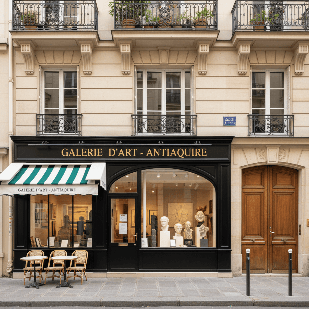 Galerie d'Art au Cœur de Paris - Opportunité Unique