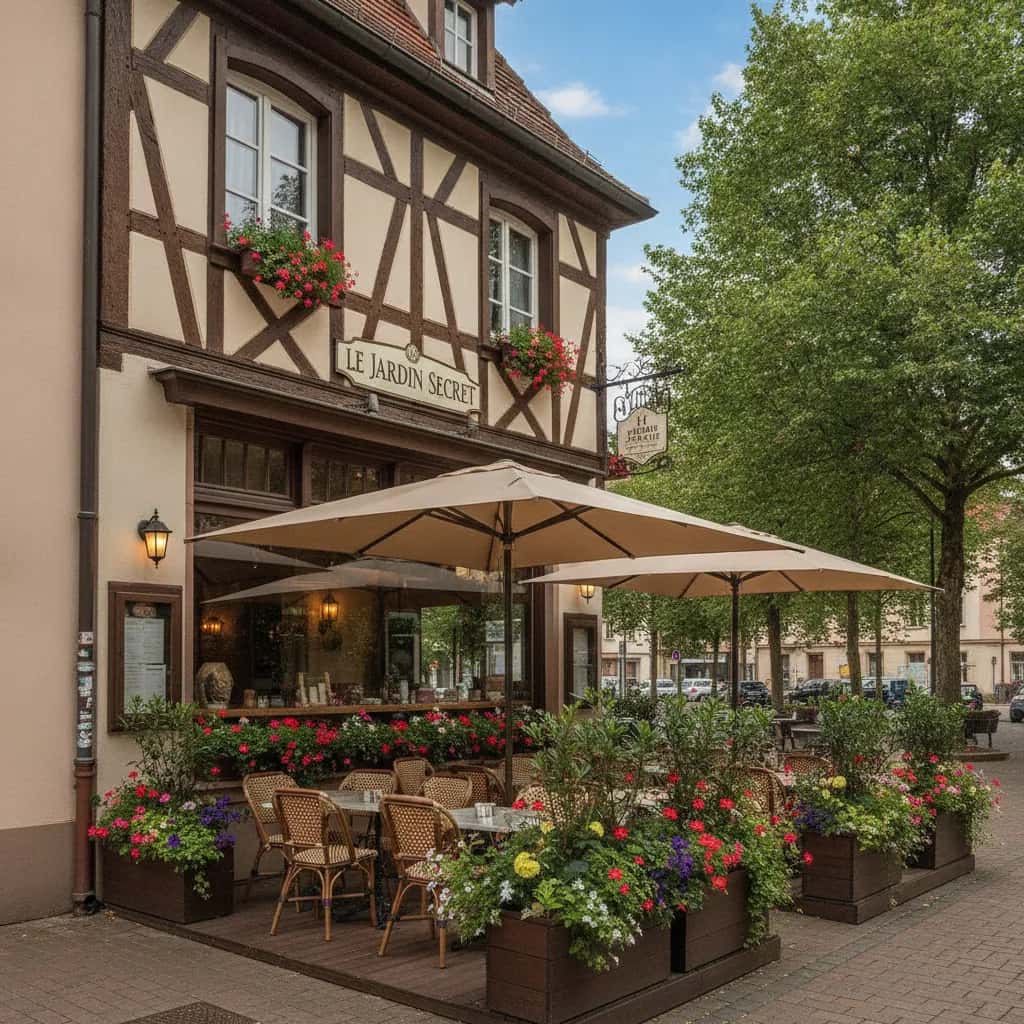 Restaurant 110m² à Strasbourg : terrasse - licence IV