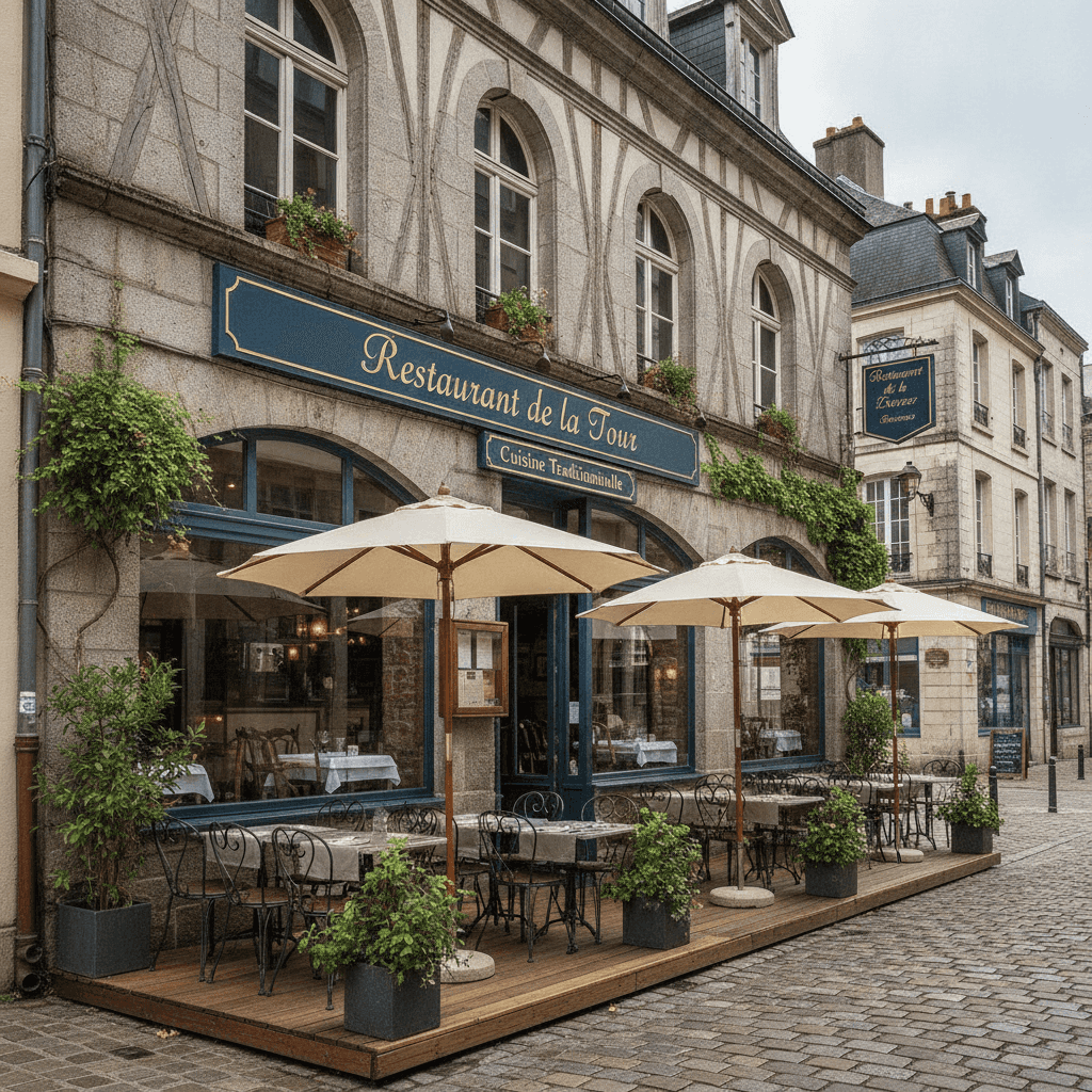 Restaurant à Rennes : terrasse