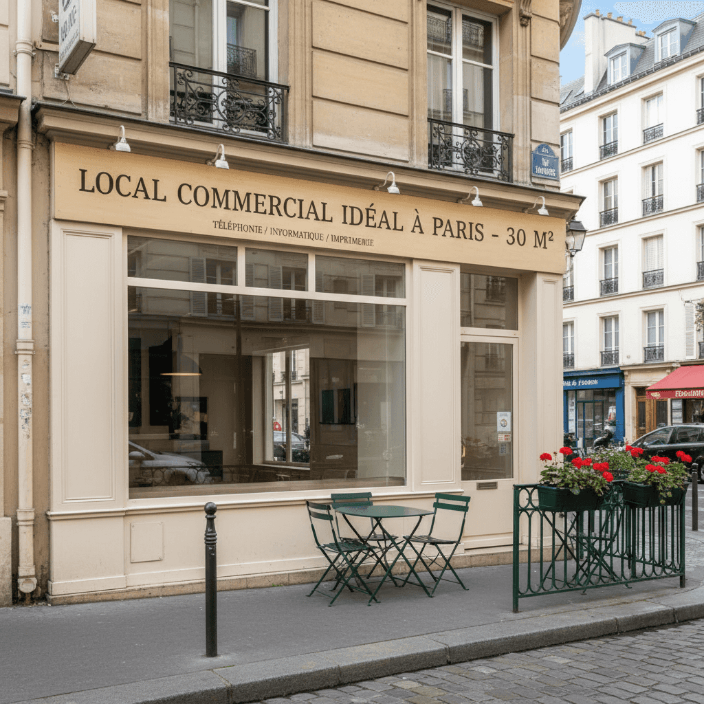 Local Commercial Idéal à Paris - 30 m²
