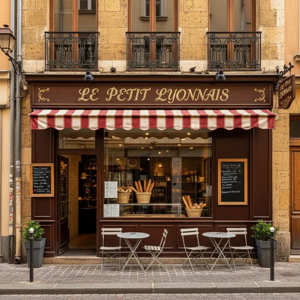 Snack 71m² à Lyon : terrasse
