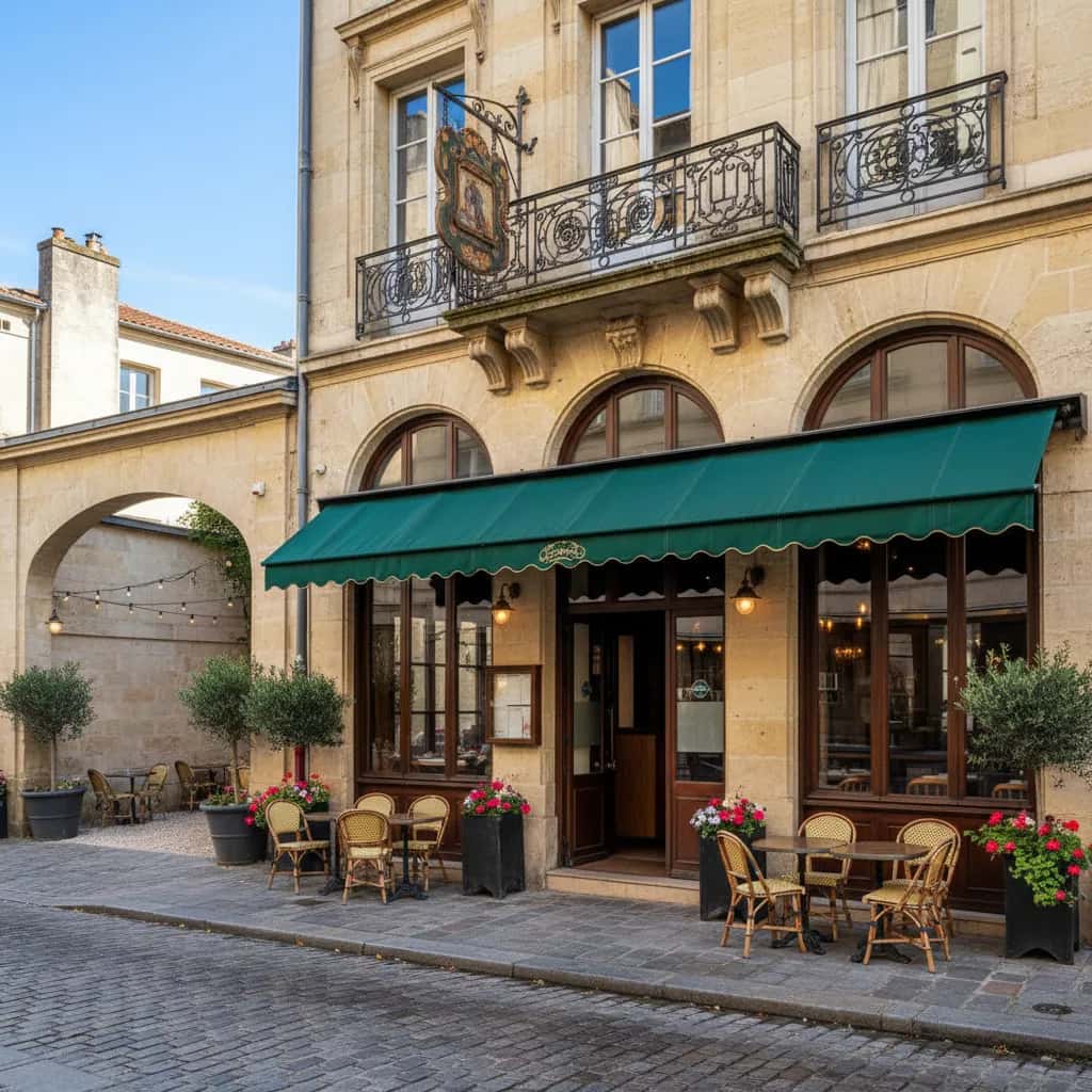 Restaurant 80m² à Bordeaux : terrasse - licence IV