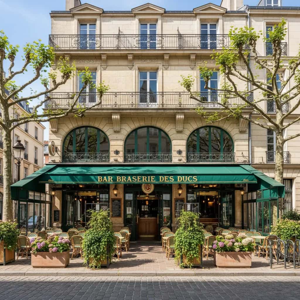 Bar-brasserie 436m² à Nantes : terrasse - licence IV