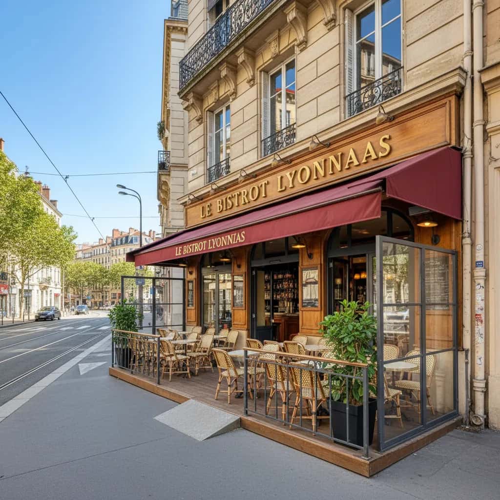 Bar-brasserie à Lyon : terrasse - licence IV