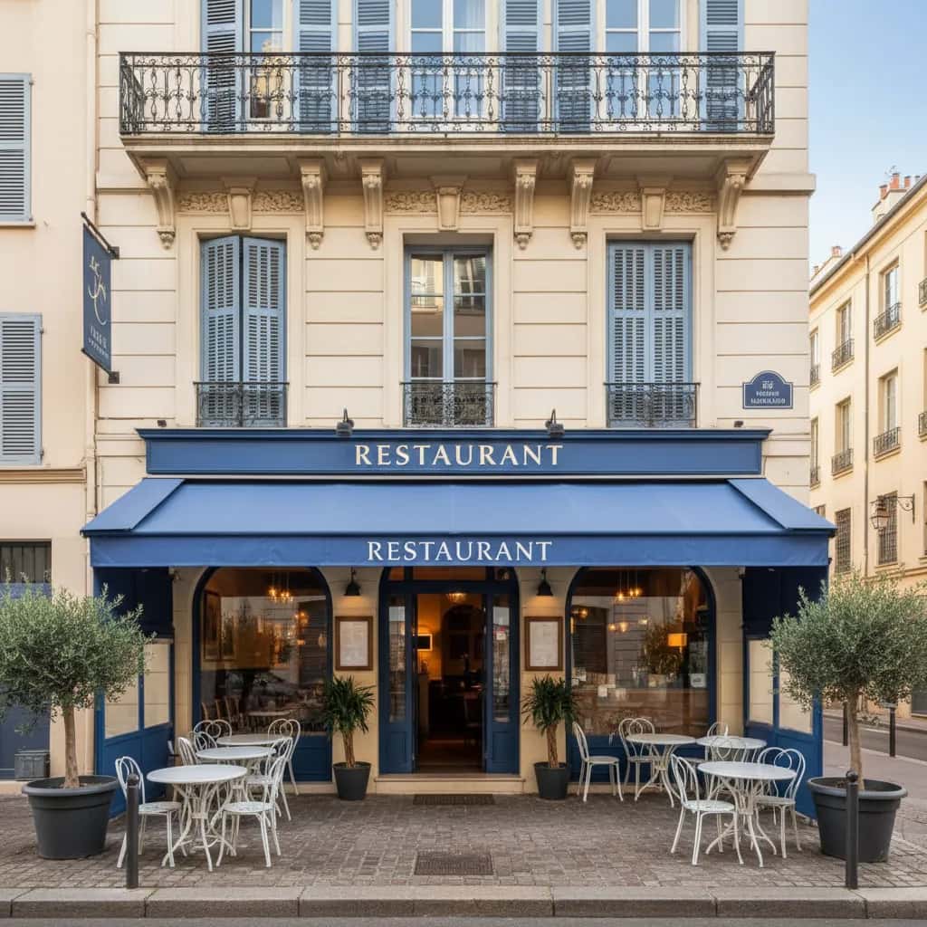Restaurant 105m² à Nice : terrasse - licence IV