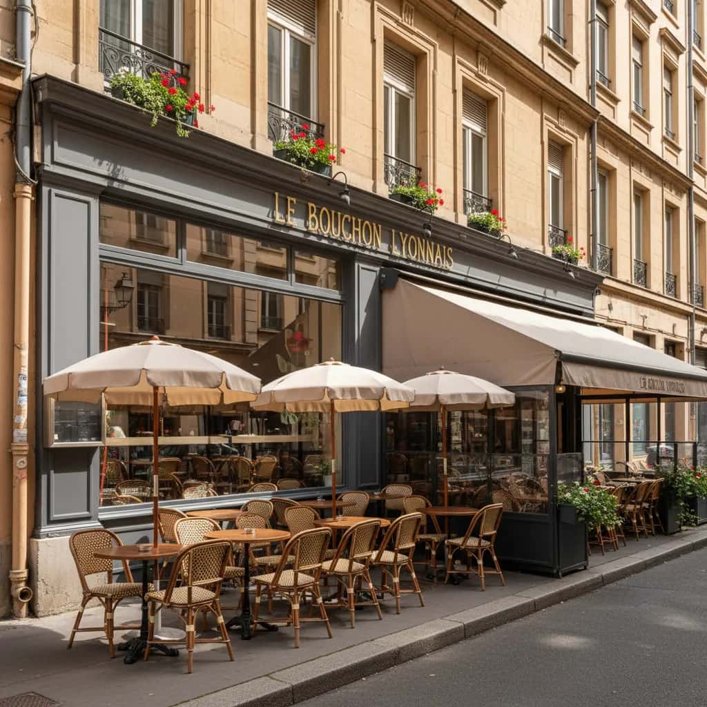 Restaurant 135m² à Lyon : terrasse - licence IV
