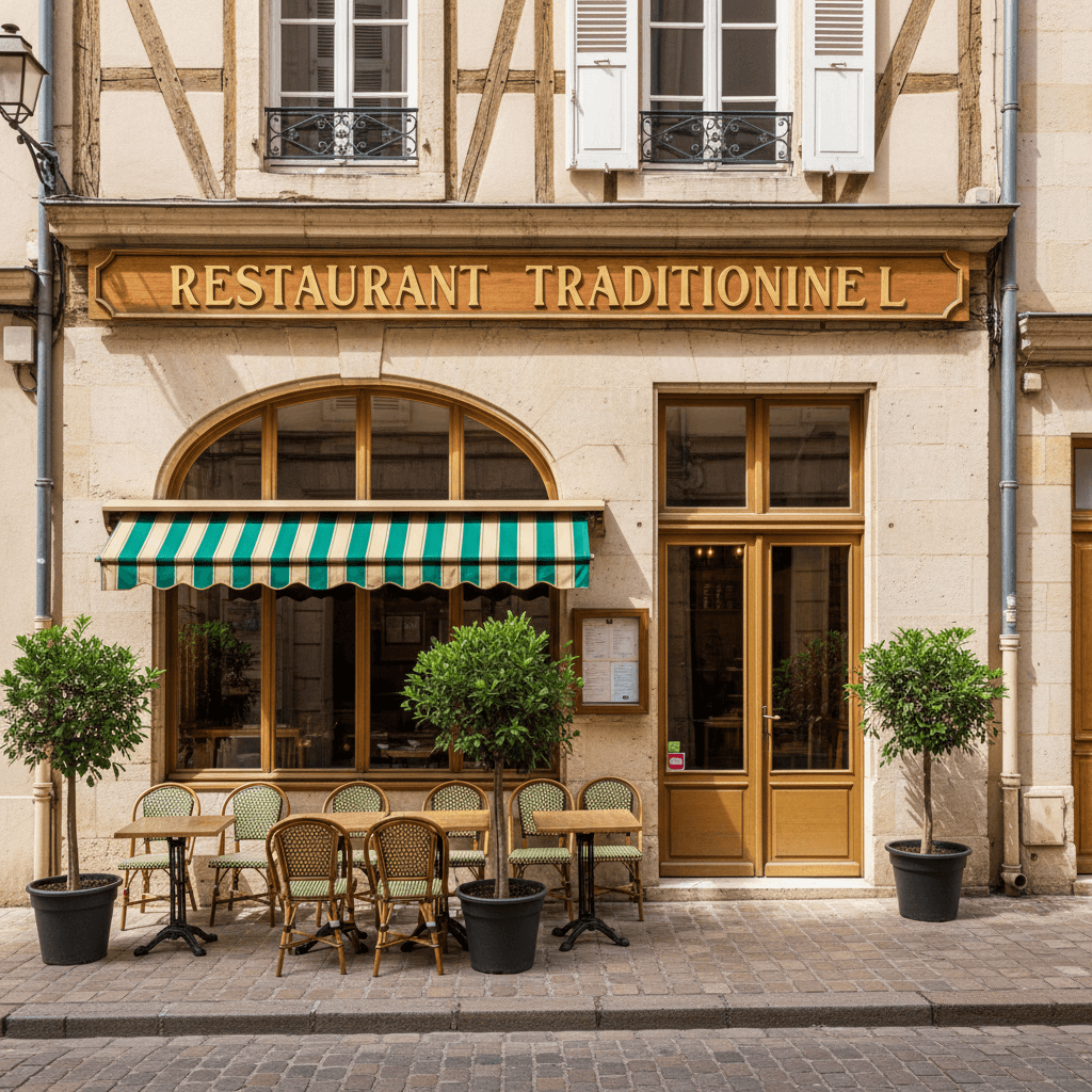 Restaurant à Dijon : terrasse - extraction en liquidation judiciaire