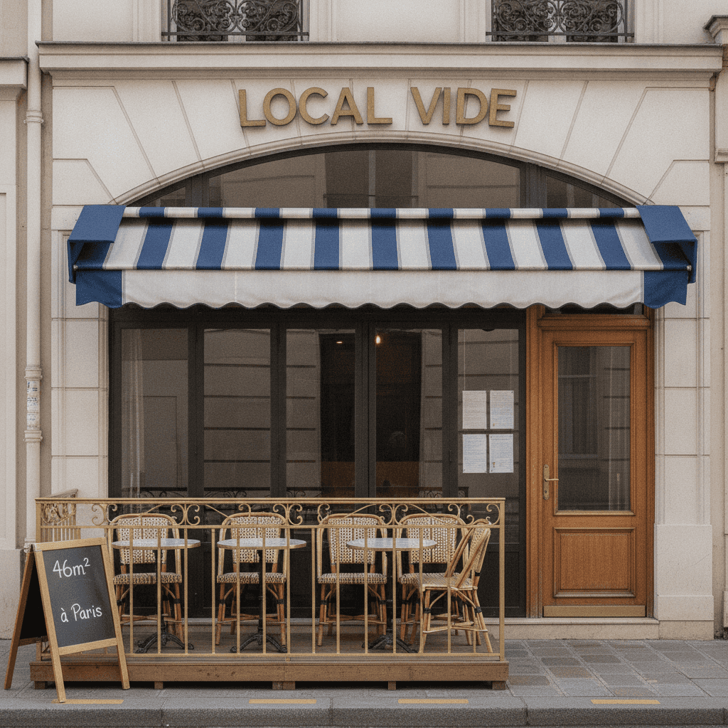 Local vide 46m² à Paris
