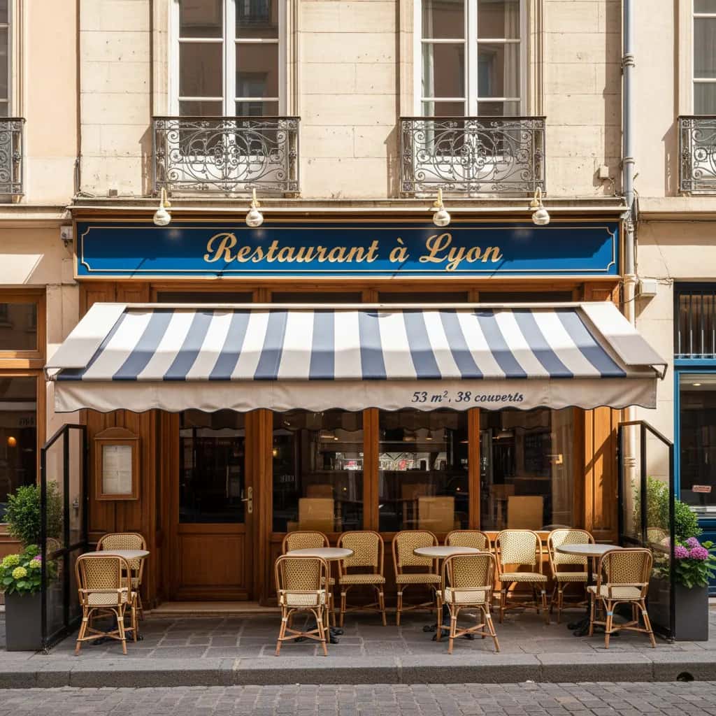 Restaurant 53m² à Lyon : extraction - climatisation