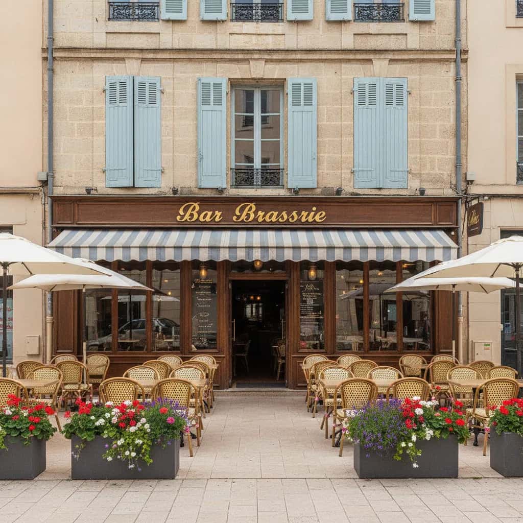 Bar-brasserie 100m² à Montpellier : terrasse - licence IV