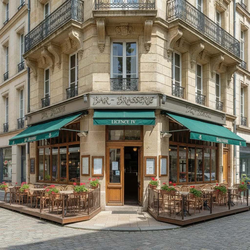 Bar-brasserie à Angers : terrasse - licence IV