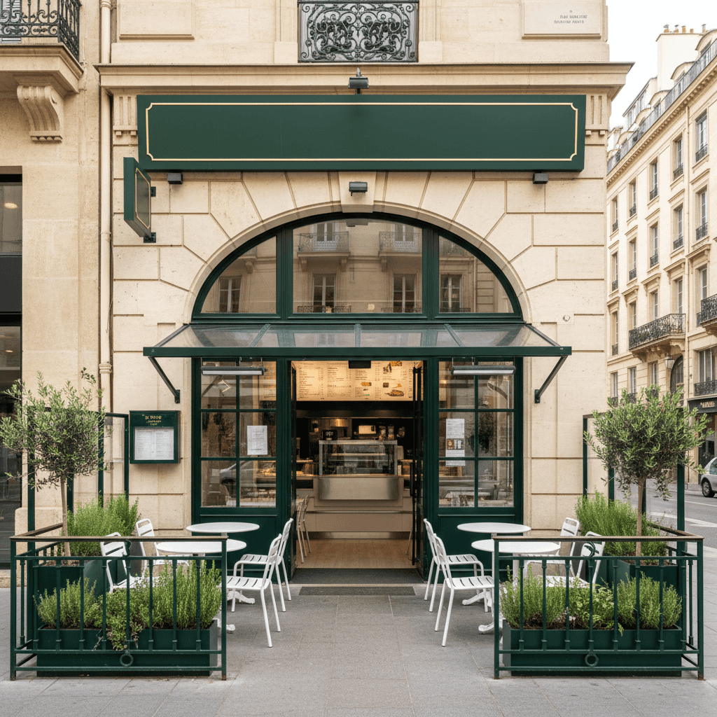 Fast-food 139m² à Marseille : terrasse