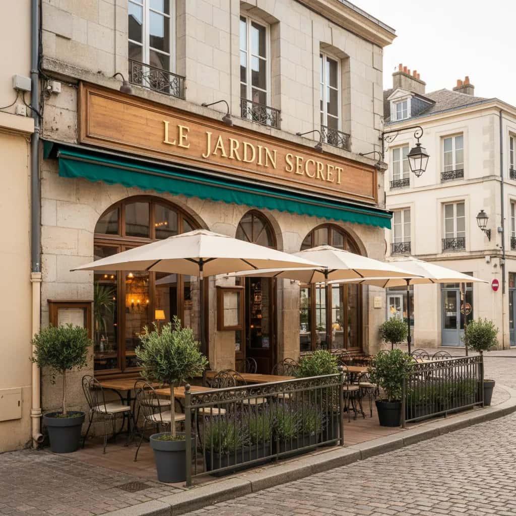 Restaurant 180m² à Nantes : terrasse - extraction