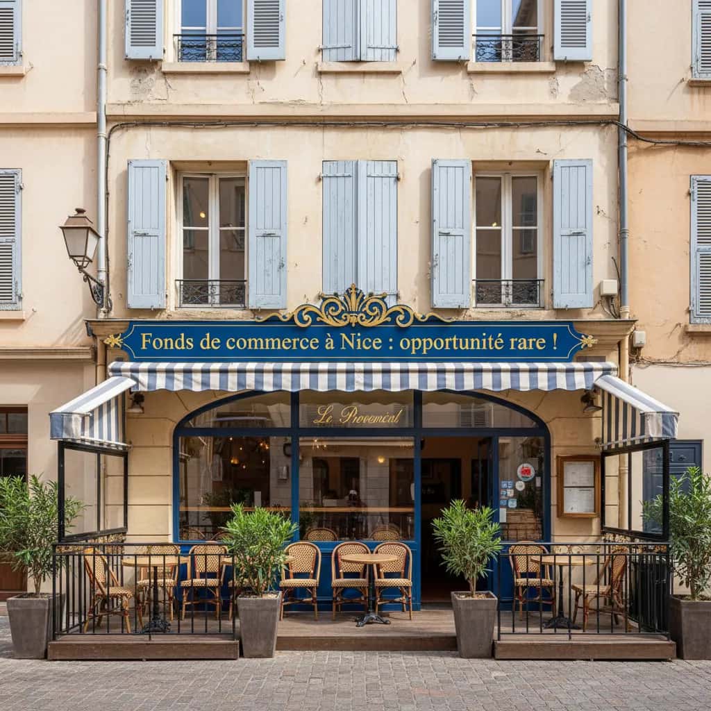 Restaurant 132m² à Nice : terrasse - extraction