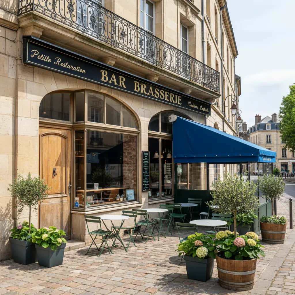 Bar-brasserie 110m² à Angers : terrasse