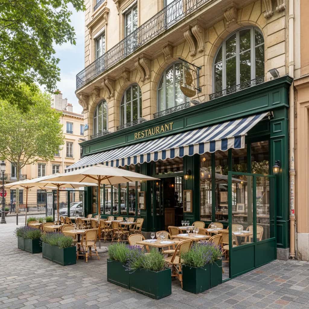 Restaurant à Lyon : terrasse - licence IV