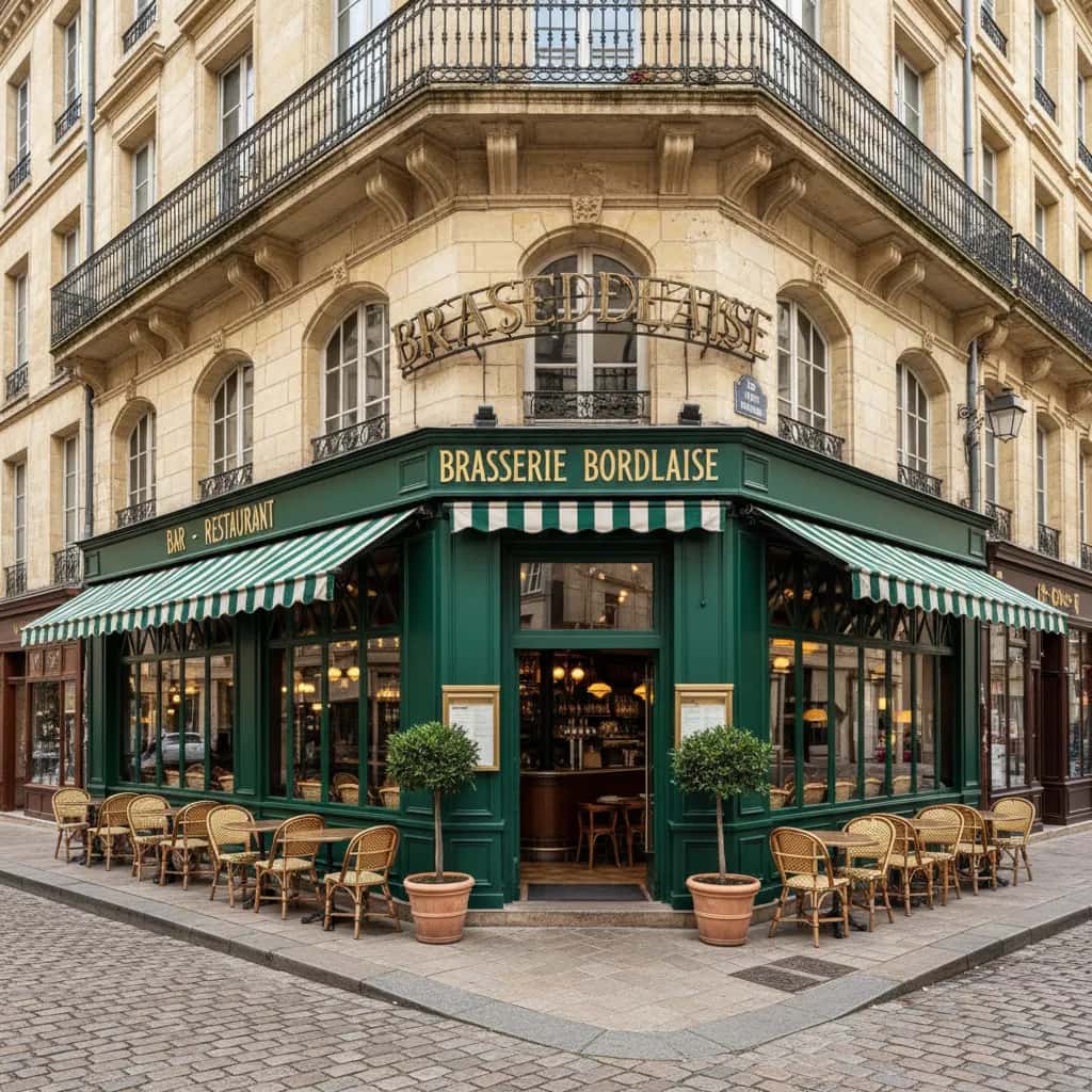 Bar-brasserie 300m² à Bordeaux : terrasse - licence IV