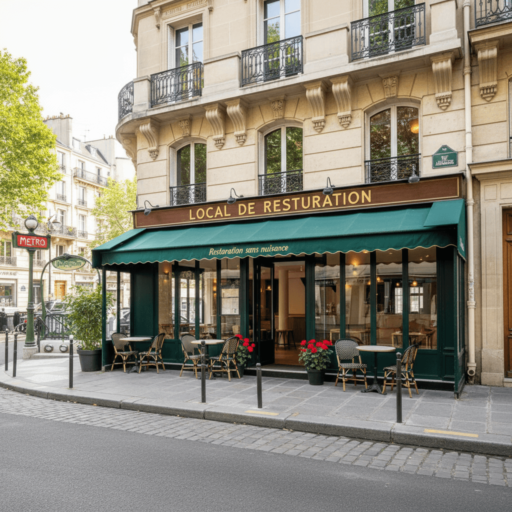 Local de Restauration à Paris avec Terrasse