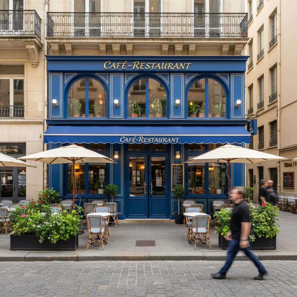 Restaurant 110m² à Lyon : terrasse