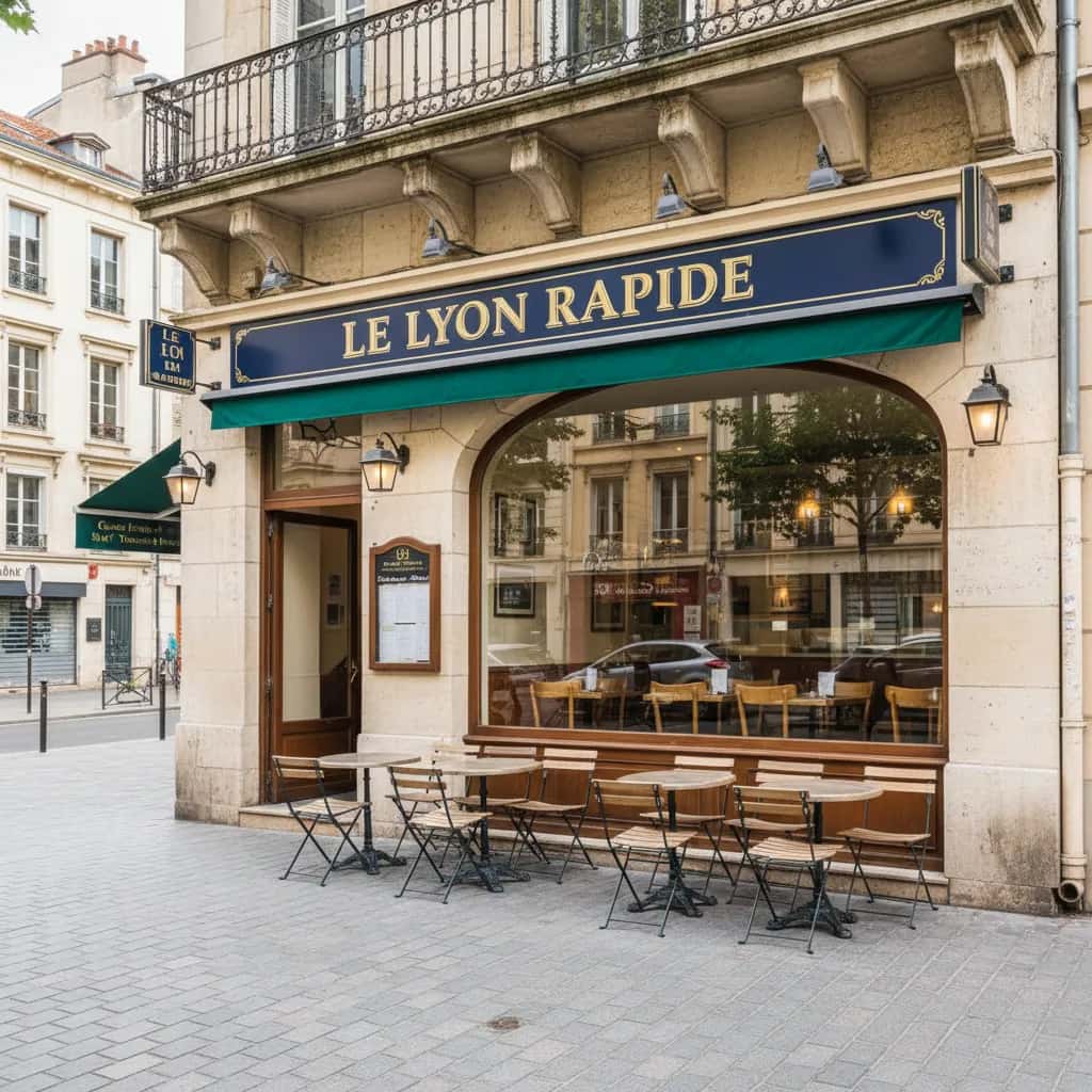 Fast-food 55m² à Lyon : terrasse - licence IV