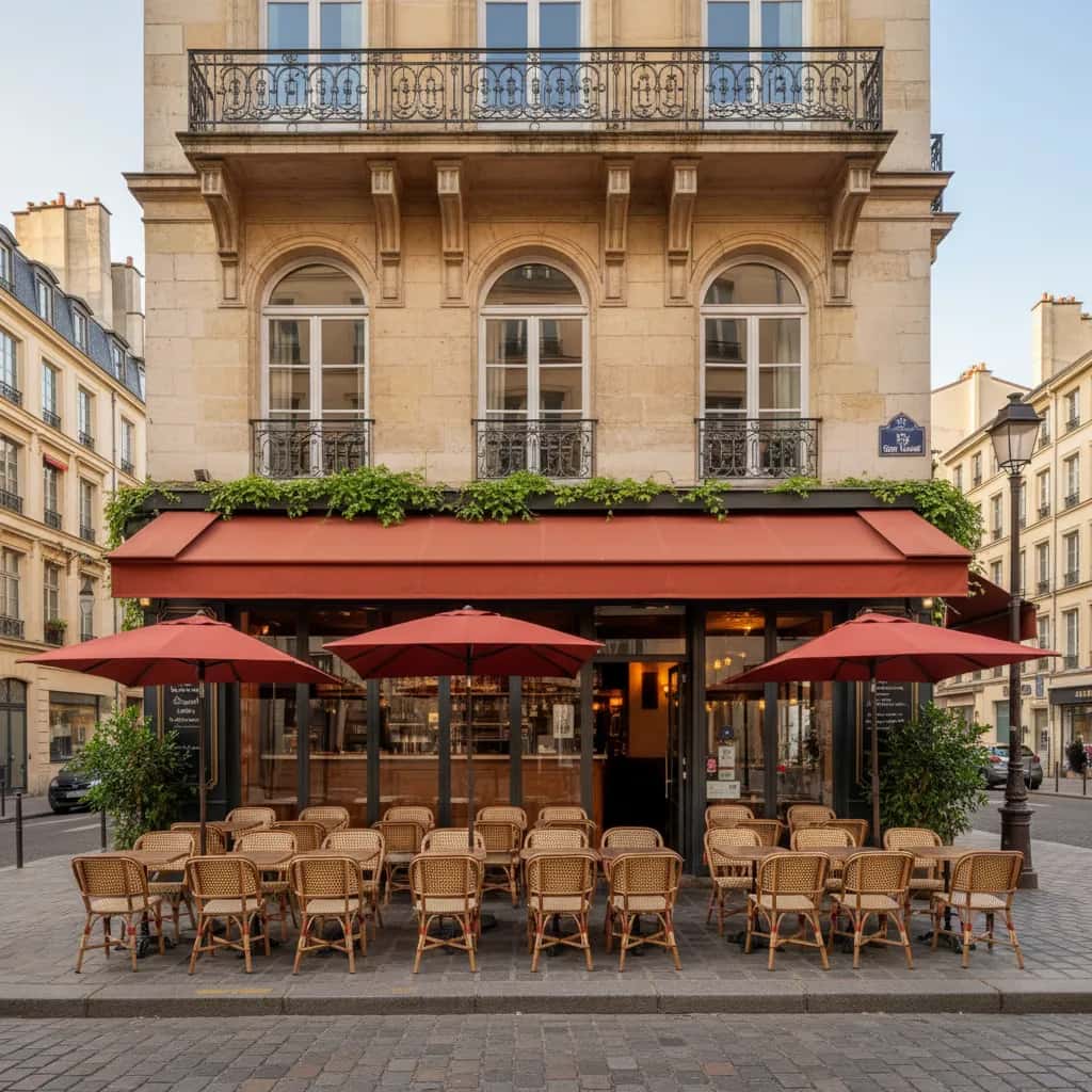 Restaurant 100m² à Lyon : terrasse - extraction