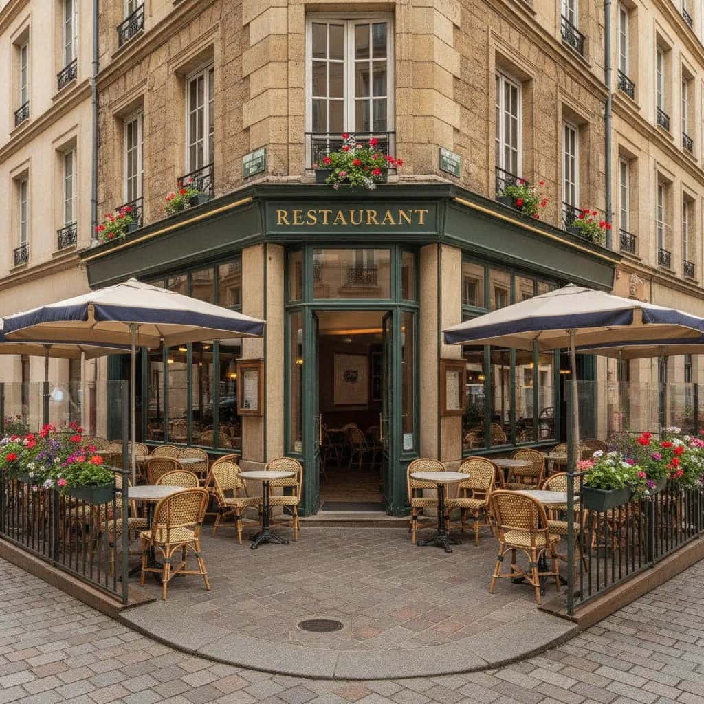 Restaurant 76m² à Lyon : terrasse - licence IV