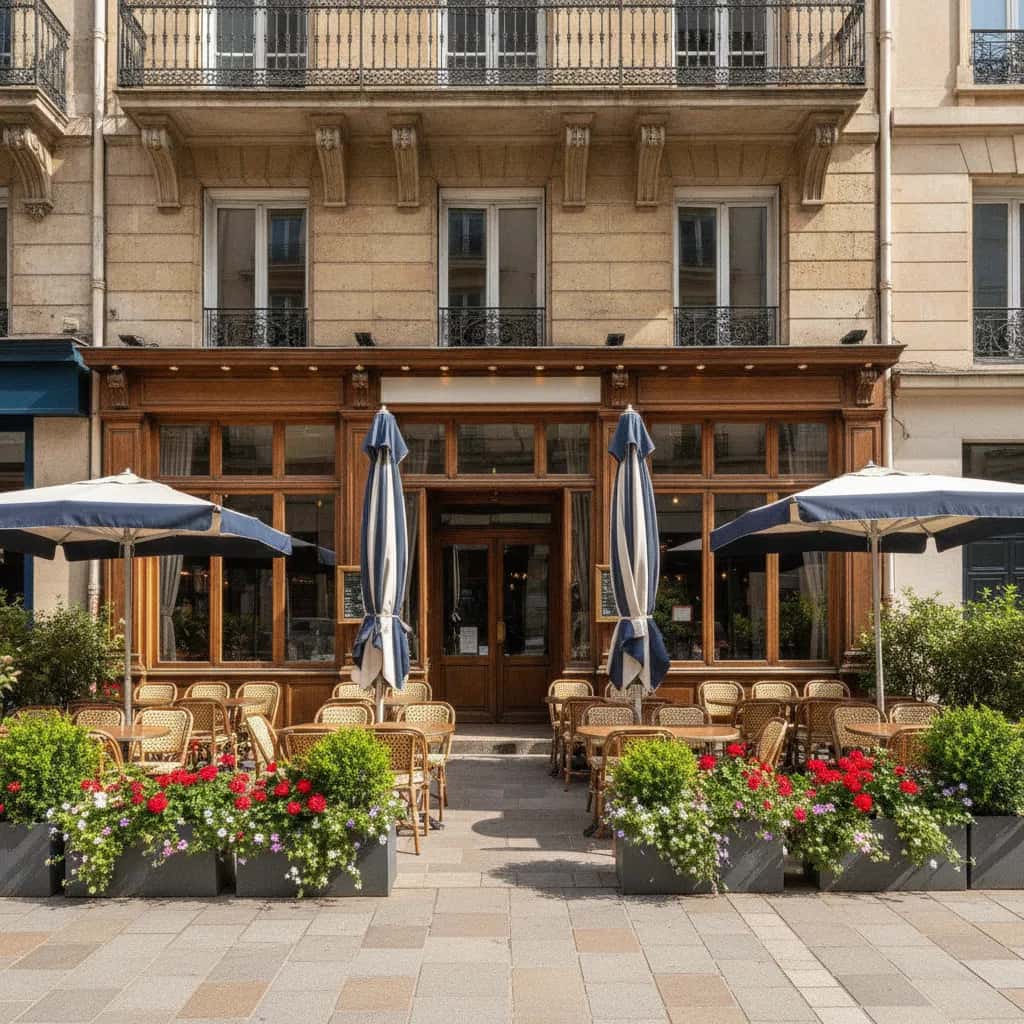 Bar-brasserie 85m² à Lyon : terrasse - licence IV