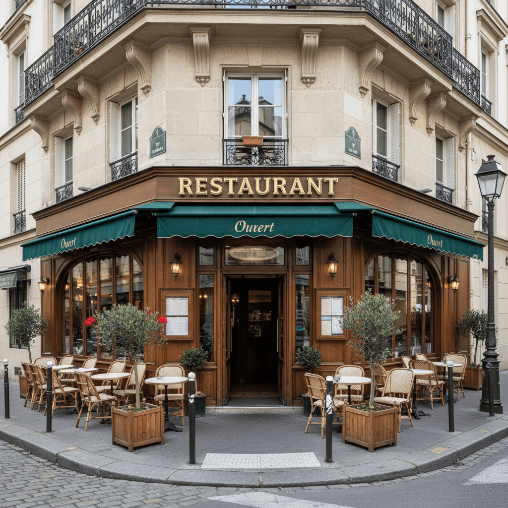 Restaurant avec terrasse en plein cœur de Paris