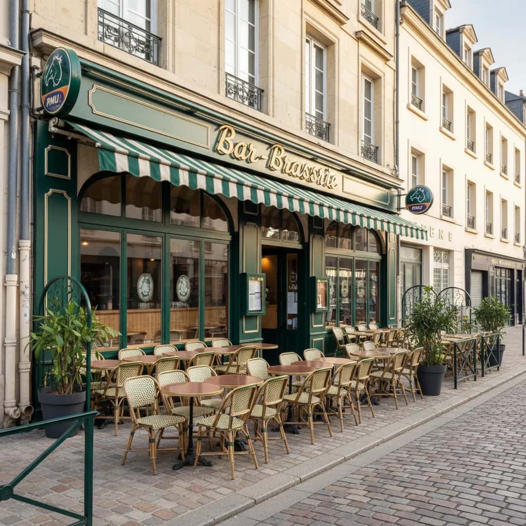 Bar-brasserie 120m² à Angers : terrasse - licence IV
