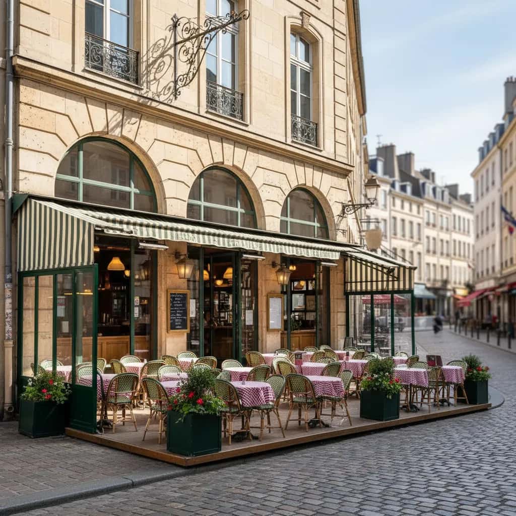 Bar-brasserie 120m² à Nantes : terrasse