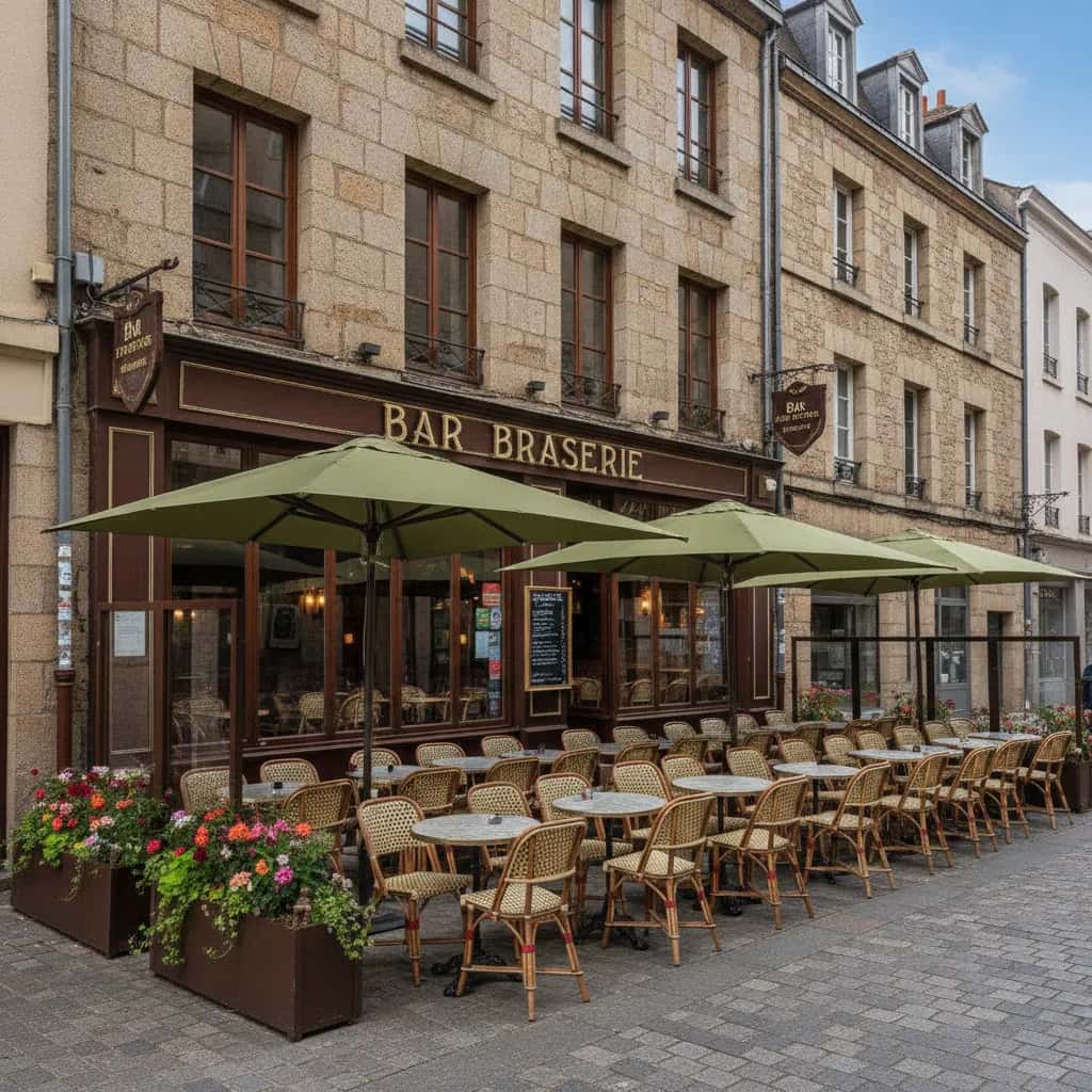 Bar-brasserie à Nantes : terrasse - licence IV