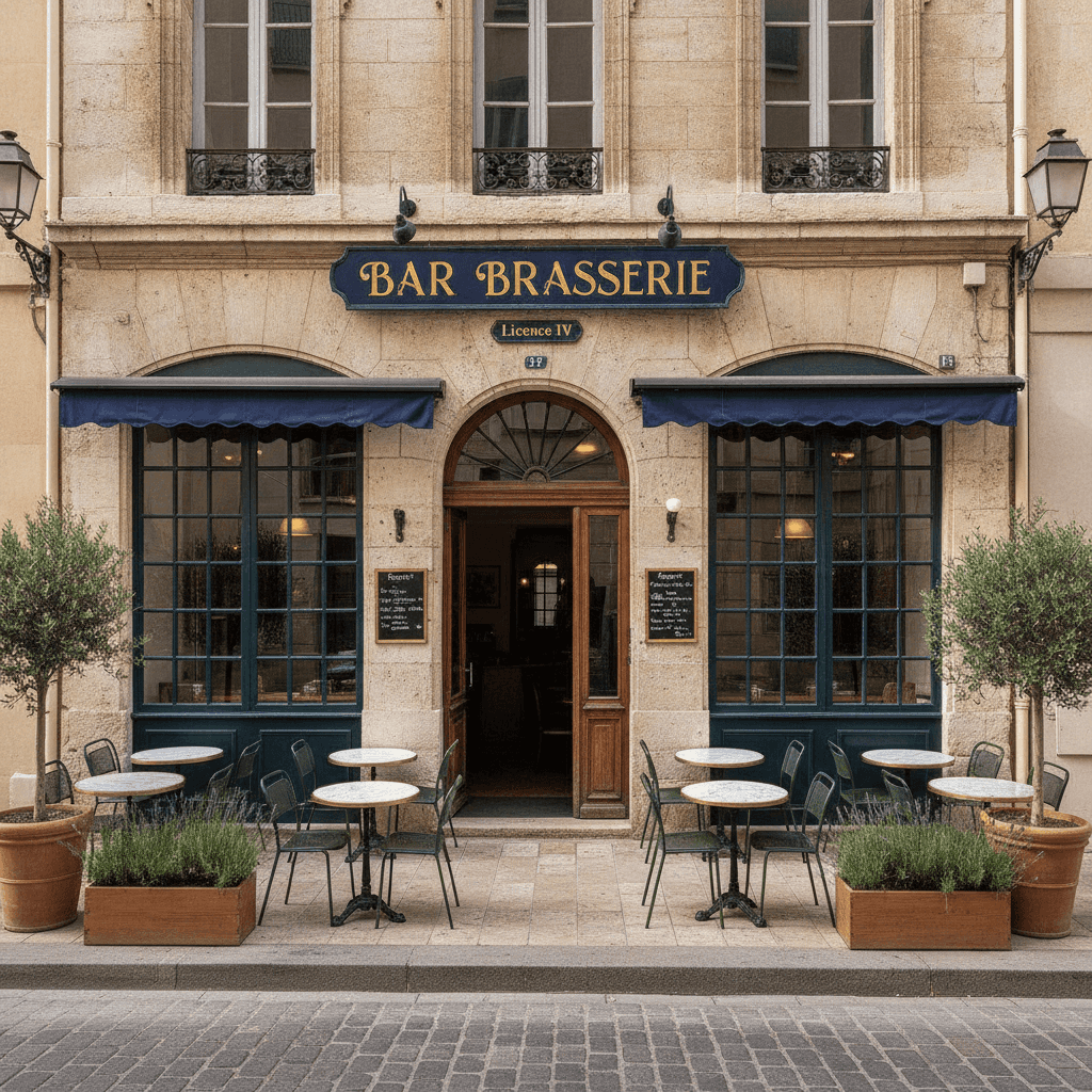 Bar-brasserie 230m² à Marseille : terrasse - licence IV