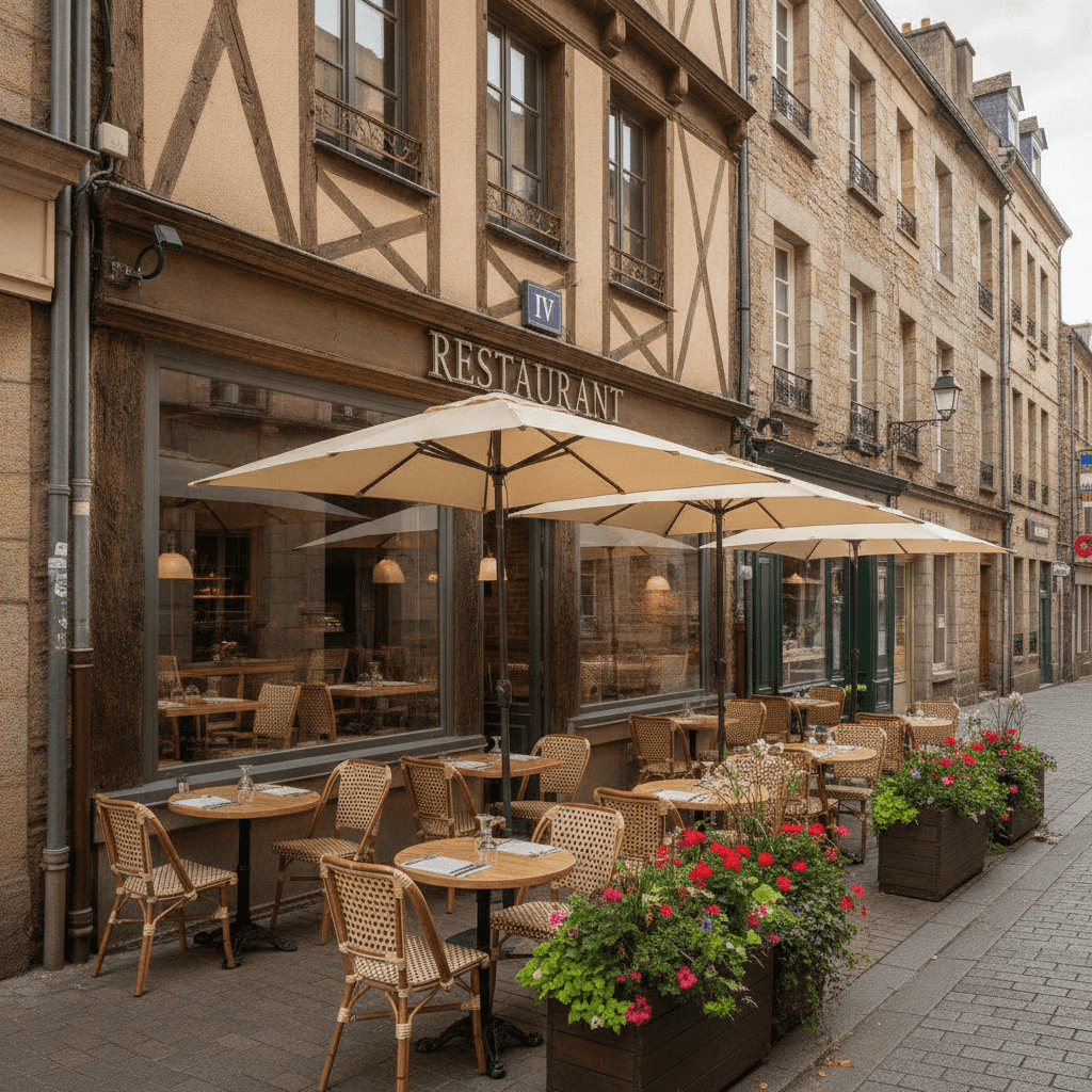 Restaurant à Rennes : terrasse - licence IV