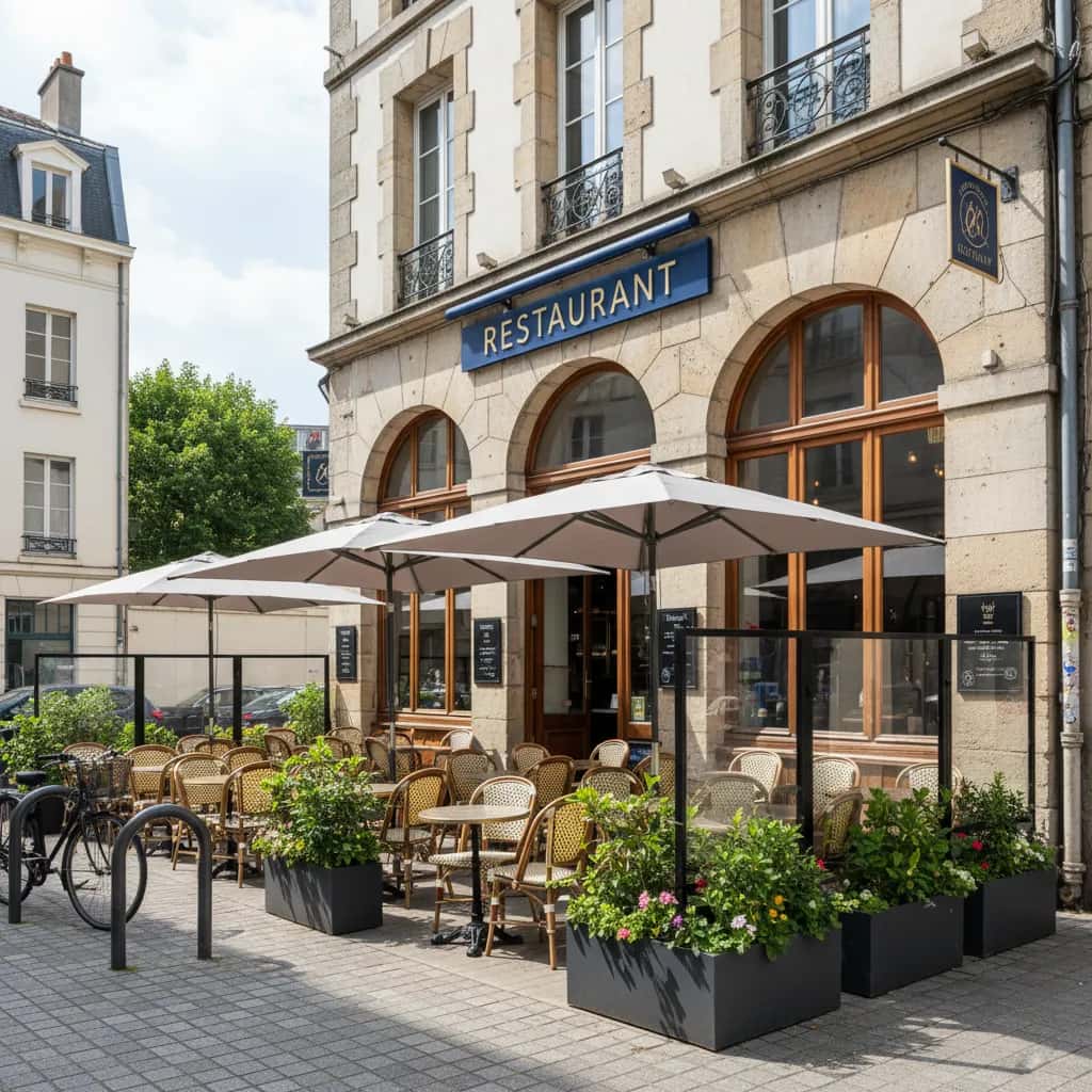 Restaurant à Nantes : terrasse - licence IV